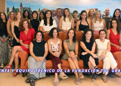 Presidente y equipo técnico de la Fundación TOC Granada